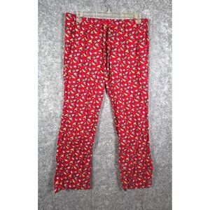 Vineyard Vines Women's Holiday Pajama Pants Red Size M
